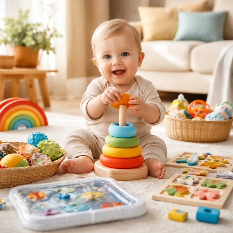 40+ activités faciles pour bébé — idées d’éveil, motricité et jeux à la maison